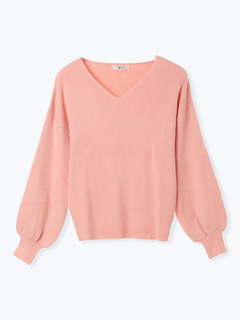 LUDIC PARK(ルディックパーク) |Vネックミルキーニットトップス