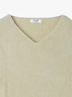 LUDIC PARK(ルディックパーク) |Vネックミルキーニットトップス