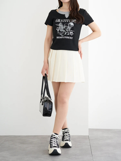 LUDIC PARK(ルディックパーク) |テレコ エンジェルレイヤード風Tシャツ