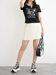 LUDIC PARK(ルディックパーク) |テレコ エンジェルレイヤード風Tシャツ