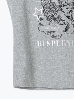 LUDIC PARK(ルディックパーク) |テレコ エンジェルレイヤード風Tシャツ