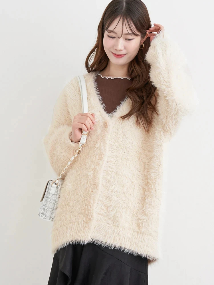 シャギーニットゆるカーディガン / LUDIC PARK（ルディックパーク）の