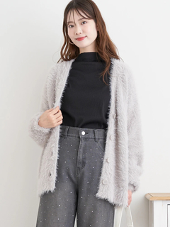 LUDIC PARK(ルディックパーク) |シャギーニットゆるカーディガン