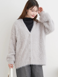 LUDIC PARK(ルディックパーク) |シャギーニットゆるカーディガン