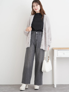 LUDIC PARK(ルディックパーク) |シャギーニットゆるカーディガン