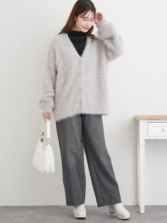 LUDIC PARK(ルディックパーク) |シャギーニットゆるカーディガン