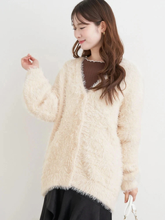 LUDIC PARK(ルディックパーク) |シャギーニットゆるカーディガン