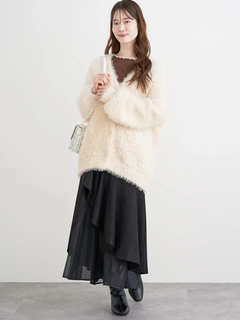 LUDIC PARK(ルディックパーク) |シャギーニットゆるカーディガン