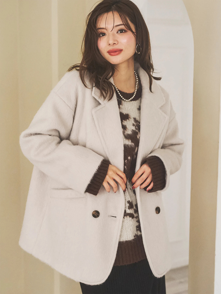 LUDIC PARK(ルディックパーク) |シャギーテーラーコート