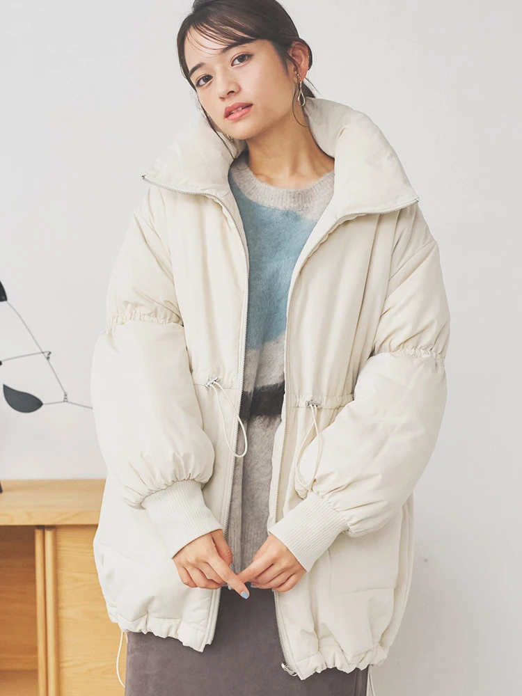 2WAY]スタンドカラーリバーシブル中綿ドロストブルゾン / LUDIC PARK