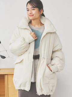 LUDIC PARK(ルディックパーク) |[2WAY]スタンドカラーリバーシブル中綿ドロストブルゾン