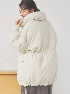 LUDIC PARK(ルディックパーク) |[2WAY]スタンドカラーリバーシブル中綿ドロストブルゾン