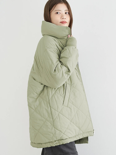 LUDIC PARK(ルディックパーク) |[2WAY]スタンドカラーリバーシブル中綿ドロストブルゾン