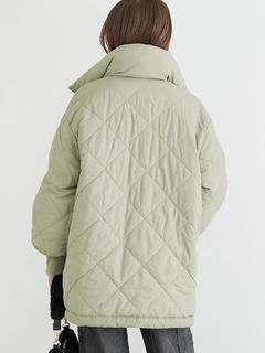 LUDIC PARK(ルディックパーク) |[2WAY]スタンドカラーリバーシブル中綿ドロストブルゾン