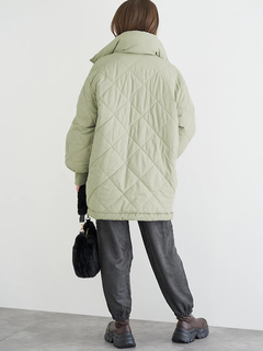 LUDIC PARK(ルディックパーク) |[2WAY]スタンドカラーリバーシブル中綿ドロストブルゾン