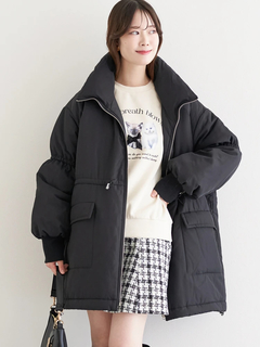 LUDIC PARK(ルディックパーク) |[2WAY]スタンドカラーリバーシブル中綿ドロストブルゾン