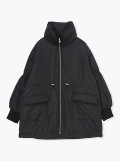 LUDIC PARK(ルディックパーク) |[2WAY]スタンドカラーリバーシブル中綿ドロストブルゾン