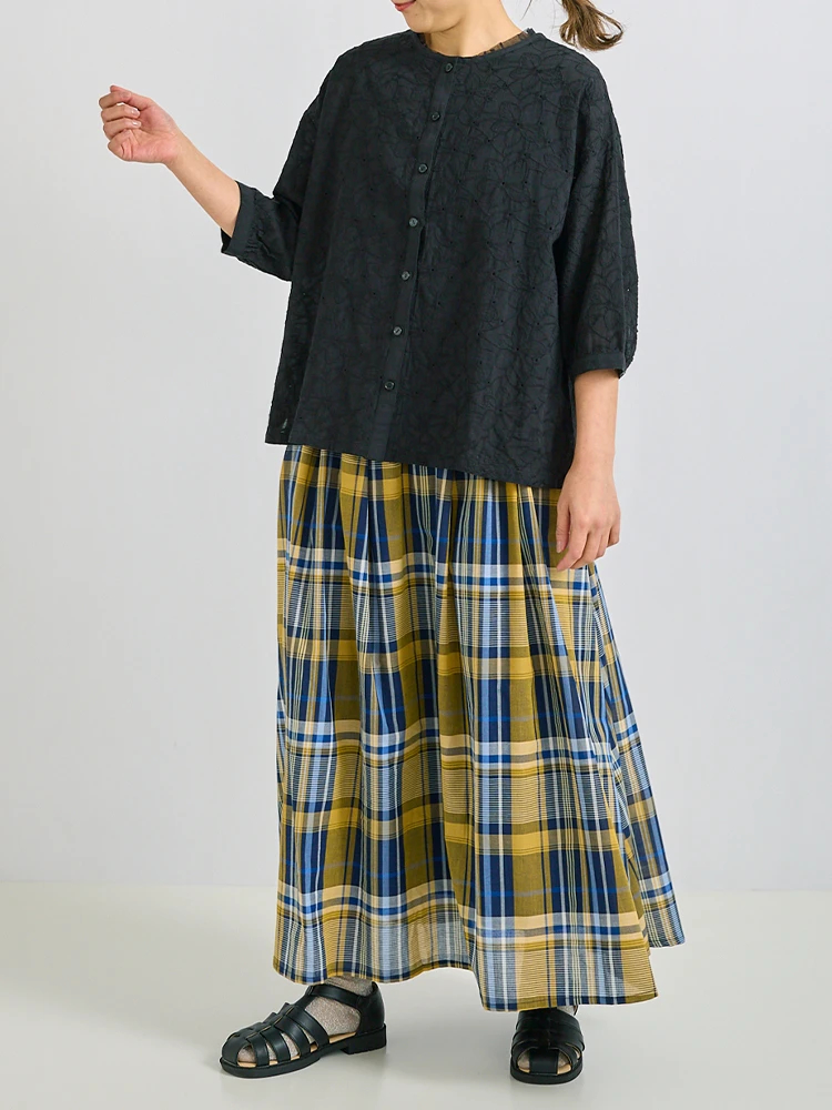 ʚ PINORE チェックスカートɞ チェック柄スカート（セットアップ可） / Hare no hi（ハレノヒ