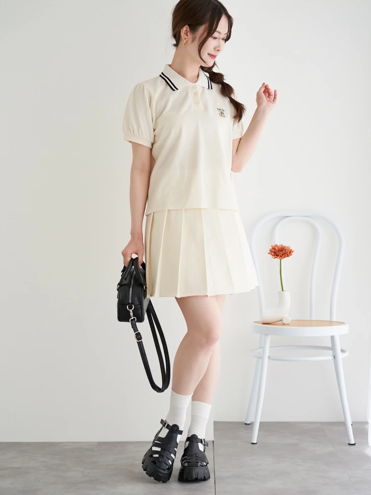 クマ刺繍ポロシャツ / LUDIC PARK（ルディックパーク）のカットソー・T