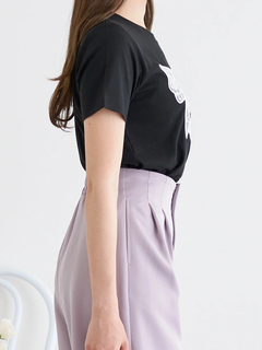 LUDIC PARK(ルディックパーク) |レースリボンTシャツ