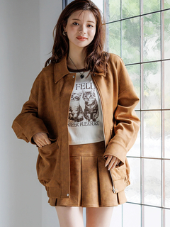 LUDIC PARK(ルディックパーク) |ビンテージスエードステンカラーブルゾン