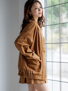 LUDIC PARK(ルディックパーク) |ビンテージスエードステンカラーブルゾン