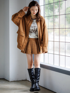 LUDIC PARK(ルディックパーク) |ビンテージスエードステンカラーブルゾン