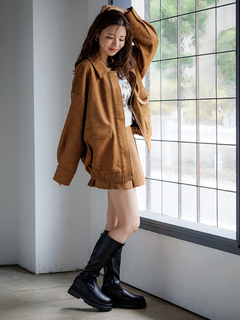 LUDIC PARK(ルディックパーク) |ビンテージスエードステンカラーブルゾン