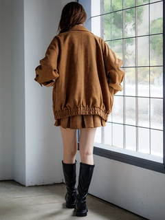 LUDIC PARK(ルディックパーク) |ビンテージスエードステンカラーブルゾン