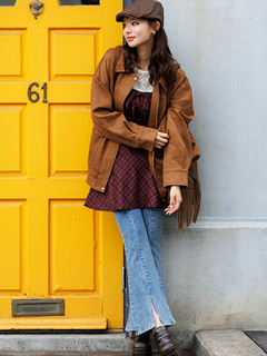 LUDIC PARK(ルディックパーク) |ビンテージスエードステンカラーブルゾン