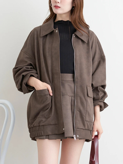 LUDIC PARK(ルディックパーク) |ビンテージスエードステンカラーブルゾン