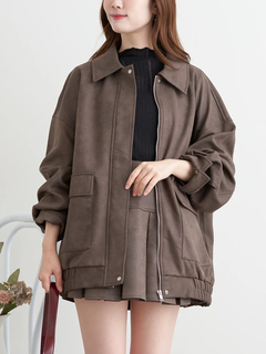 LUDIC PARK(ルディックパーク) |ビンテージスエードステンカラーブルゾン