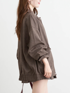 LUDIC PARK(ルディックパーク) |ビンテージスエードステンカラーブルゾン