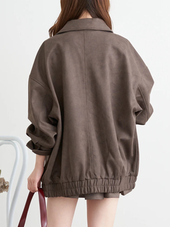 LUDIC PARK(ルディックパーク) |ビンテージスエードステンカラーブルゾン