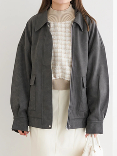 LUDIC PARK(ルディックパーク) |ビンテージスエードステンカラーブルゾン