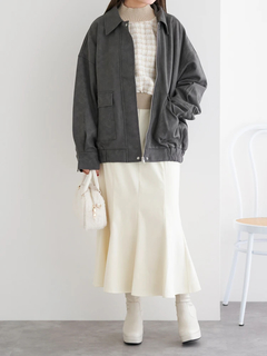 LUDIC PARK(ルディックパーク) |ビンテージスエードステンカラーブルゾン