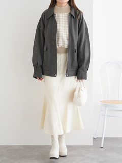 LUDIC PARK(ルディックパーク) |ビンテージスエードステンカラーブルゾン