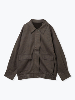 LUDIC PARK(ルディックパーク) |ビンテージスエードステンカラーブルゾン