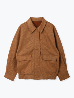 LUDIC PARK(ルディックパーク) |ビンテージスエードステンカラーブルゾン