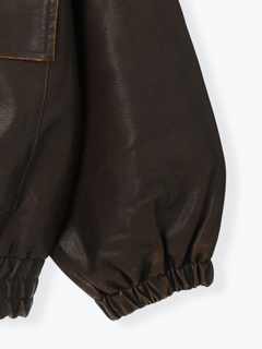 LUDIC PARK(ルディックパーク) |フェイクレザーステンカラージャケット