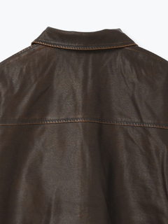 LUDIC PARK(ルディックパーク) |フェイクレザーステンカラージャケット