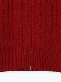 LUDIC PARK(ルディックパーク) |リボン刺繍ラメニットWZIPカーディガン