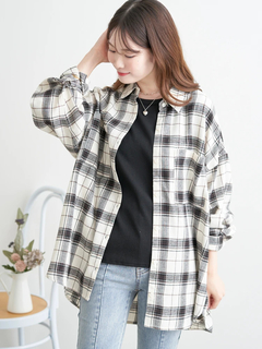 LUDIC PARK(ルディックパーク) |ゆるBIGチェックシャツ