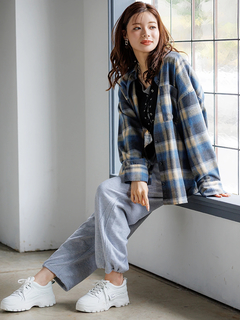 LUDIC PARK(ルディックパーク) |ゆるBIGチェックシャツ