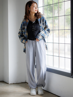 LUDIC PARK(ルディックパーク) |ゆるBIGチェックシャツ