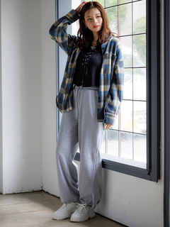 LUDIC PARK(ルディックパーク) |ゆるBIGチェックシャツ