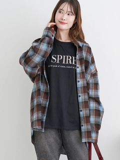 LUDIC PARK(ルディックパーク) |ゆるBIGチェックシャツ
