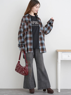 LUDIC PARK(ルディックパーク) |ゆるBIGチェックシャツ