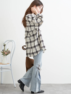 LUDIC PARK(ルディックパーク) |ゆるBIGチェックシャツ