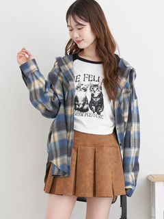 LUDIC PARK(ルディックパーク) |フードビックチェックシャツ